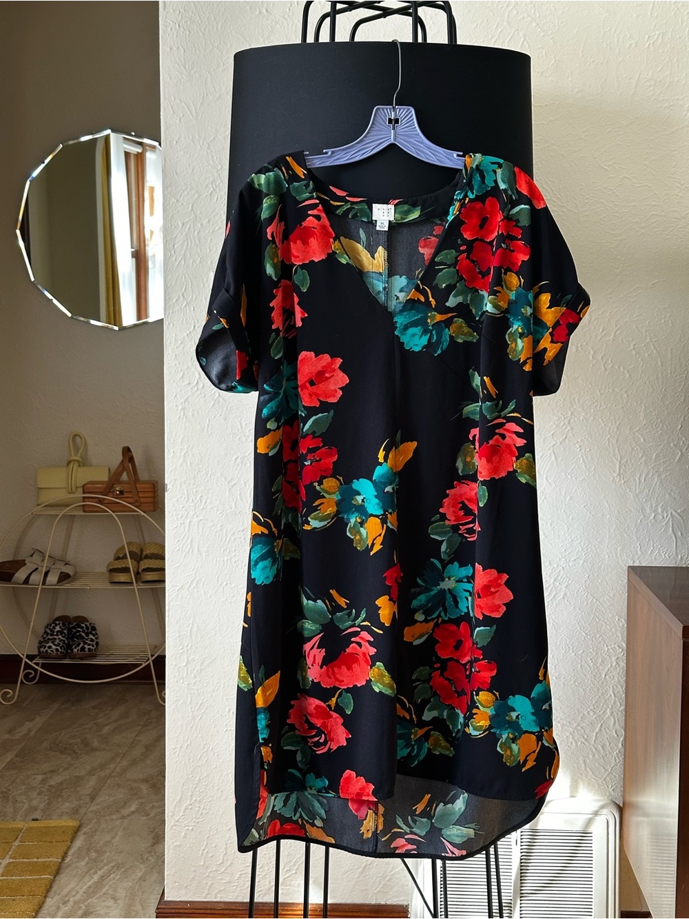 A New Day Floral Shift Dress